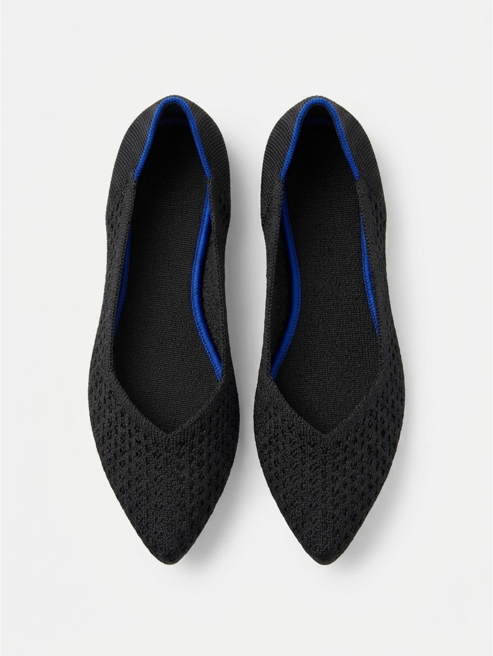 Rothy's Women's Black Pointed Toe Flats Size 7